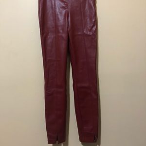 Zara Trafaluc Vegan Leather Pants